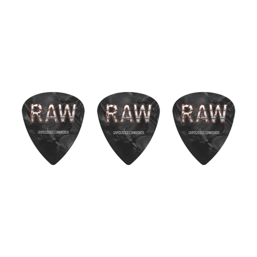 RAW — UNPOLISHED. UNBROKEN. ギターピック