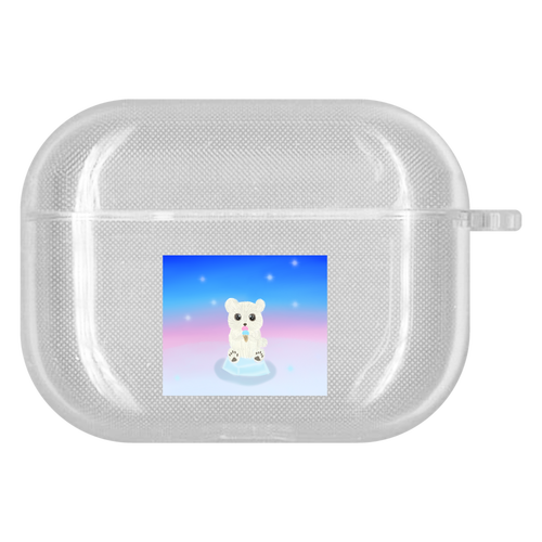 アイス大好きくまさん/夏モチーフ・動物 AirPods Pro ソフトタイプケース