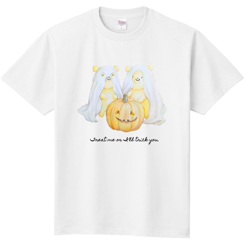 ハロウィン くま おばけ 定番Ｔシャツ