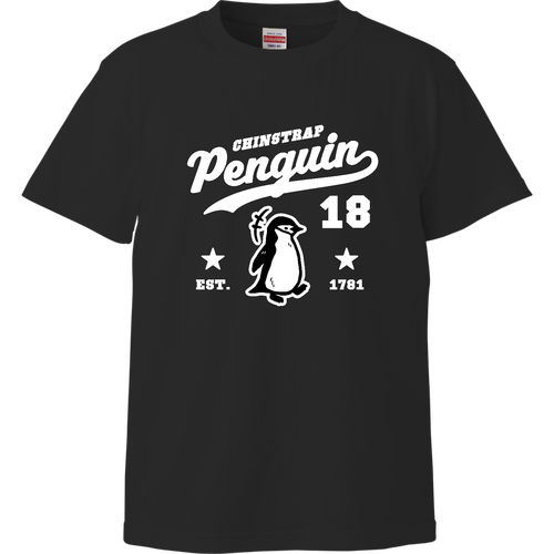 ヒゲペンギンくん アメカジ type03 WH ハイクオリティーTシャツ