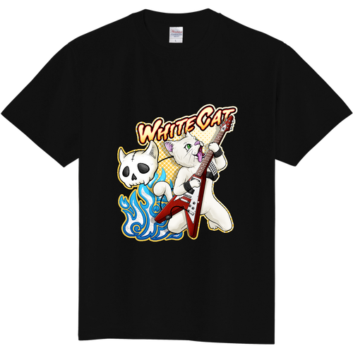三毛猫ベース Tシャツ｜トヤ画伯 - オリラボマーケット