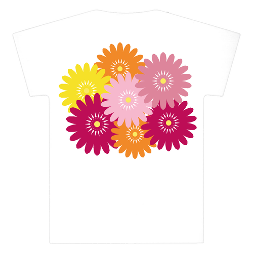 コスモスブーケ Ｔシャツ型モバイルチャージャー5000