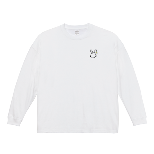 陽気なうさぎ ビッグシルエットロングスリーブＴシャツ